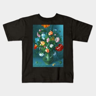 Flower in a Vase Vintage Painting Kids T-Shirt